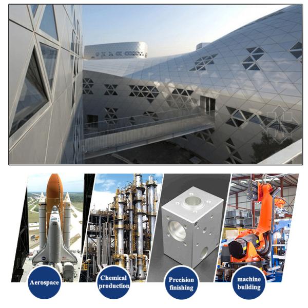 Polished Anodized Aluminum Sheet For Building Industry , Alloy 1100 Aluminum Sheet Metal