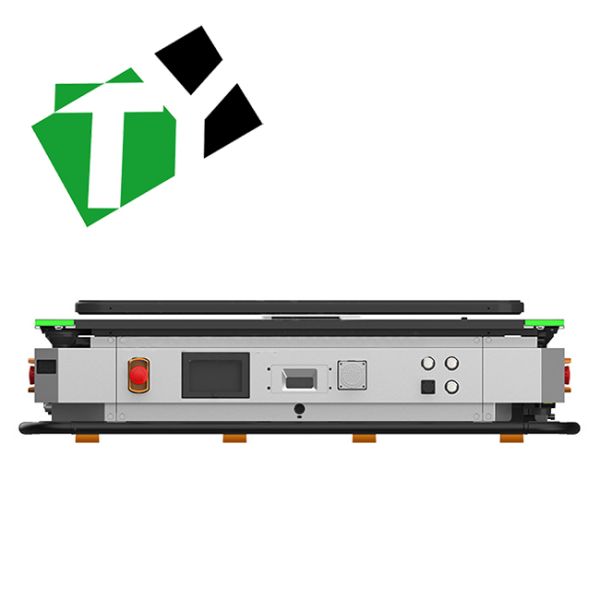 AMR Autonomous Mobile Robot with LiDAR and SLAM Navigation for Transporting And Handling Material Boxes Featuring Emergency Stop And Collision Detection