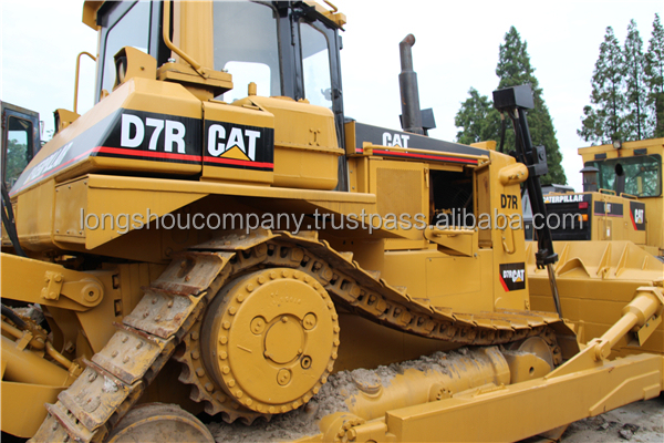 Chinese Caterpillar D7R Used Mini Small Dozer Bulldozers 24962 KG Machine Weight