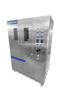 Equipamento de limpeza de câmara dupla para ecrãs, estênceis, ecrãs de borracha, ecrãs microporosos e outras placas de estênceis
