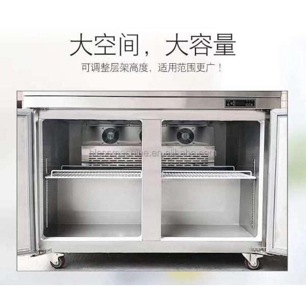 Single Door Super Performance Salad Bar Pizza Prep Table Refrigerator with Low Investment