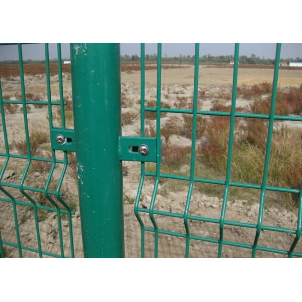 Fold Dark Green SHS Welded Wire Mesh Fencing Panels