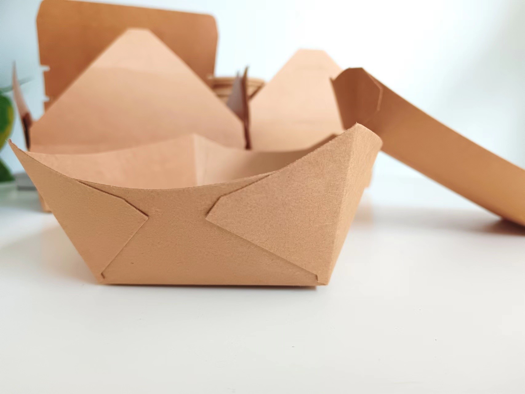 Convenient Return refunds Disposable Kraft Paper Fast Food Trays for French Fries