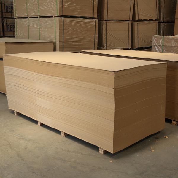 Wooden UV MDF Board 15mm 17mm 18mm Melamine MDF Board For Kitchen Cabinet