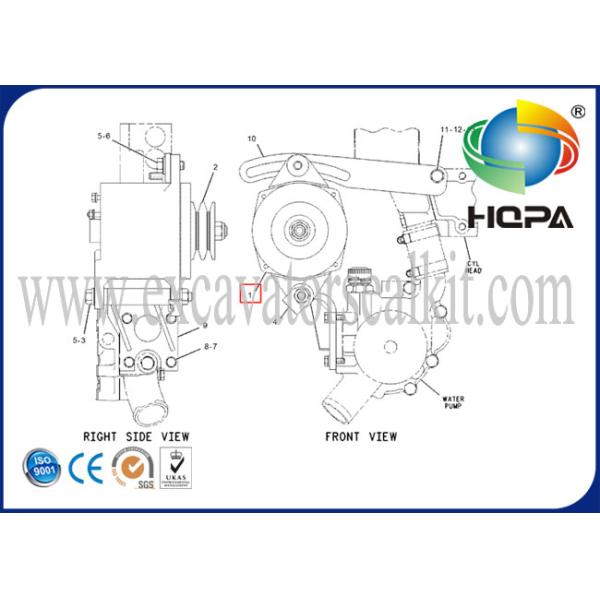 197-8820 High Performance Alternator / Engine C7 Excavator Alternator Parts