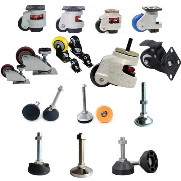 Light Duty Locking Caster Wheels Aluminium Profile Accessories