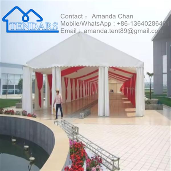 Новый ПВХ ткань Алюминиевая рама коммерческая наружная белая ткань навес палатки с окнами для наружных мероприятий