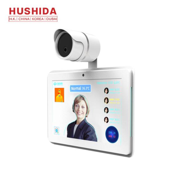 Touchless detection Face Recognition Thermometer Terminal 10 Inch IPS LCD Screen
