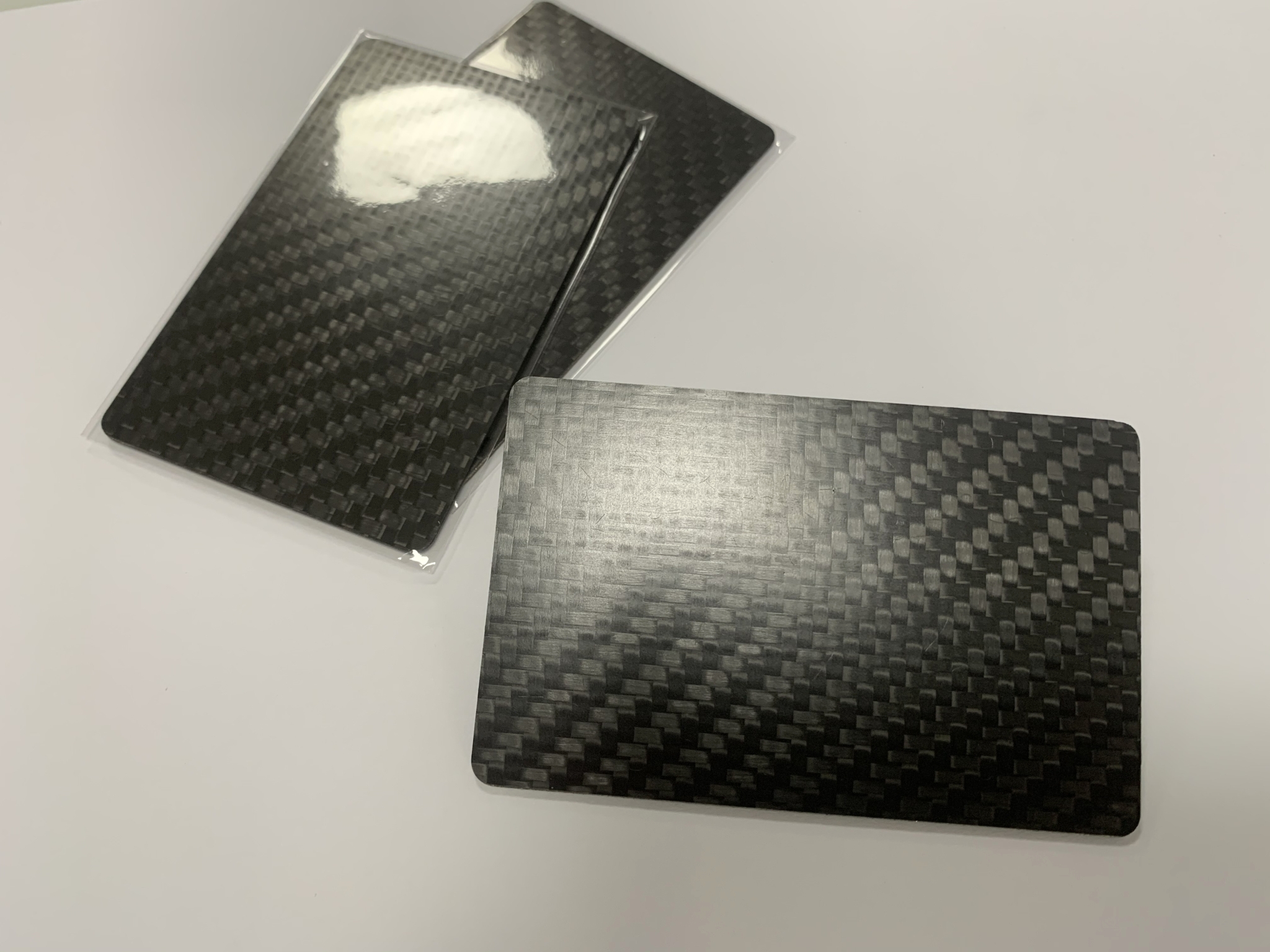 Простая карта металла RFID волокна NFC N-tage216 углерода Twill