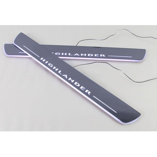 Toyota Highlander car door welcome lights LED Moving Door sill Scuff for sale