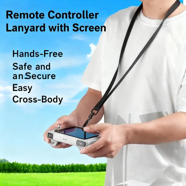 DANSKY Ready to Ship Universal Lanyard Shoulder Strap for Drone Remote Controller with Screen - Adjustable, Quick-Release Design
