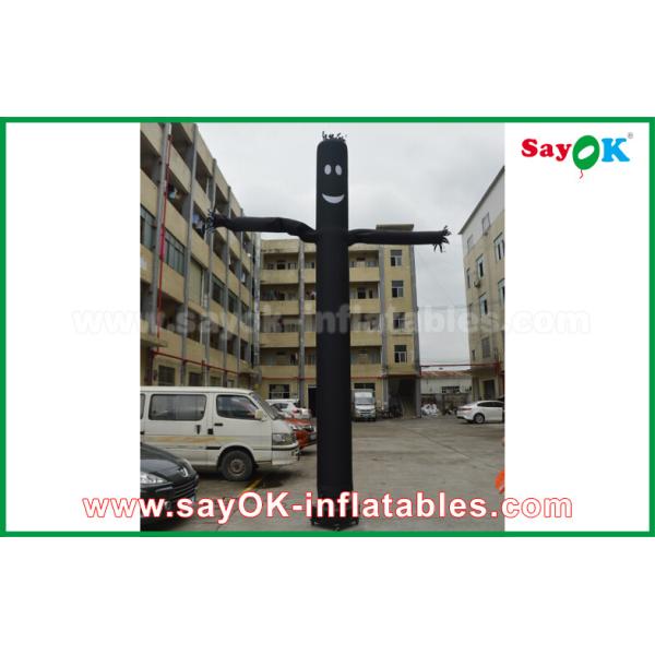 Verde de encargo del hombre inflable del baile/hombre púrpura del baile de Guy Sky Inflatable Blow Up con el ventilador inferior