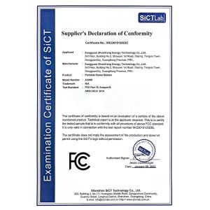 Guangdong Shunxiang Energy Technology Co., Ltd. Certifications