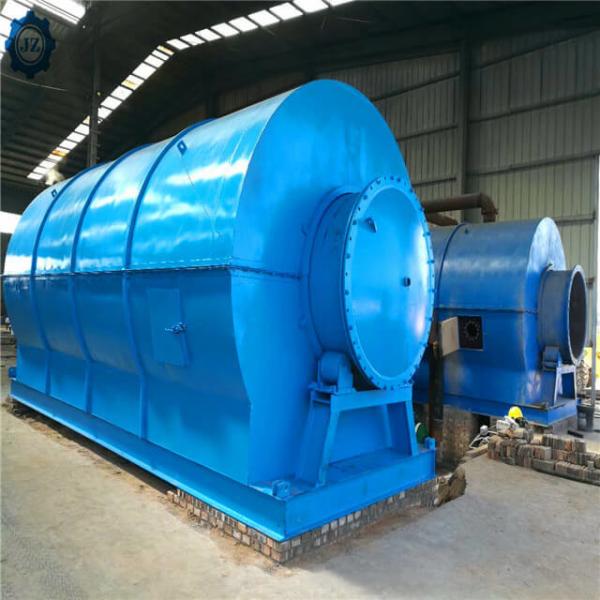 20ton Scrap Tire Recycling Waste Tyre And Plastic Pyrolysis To Fuel Oil Plant