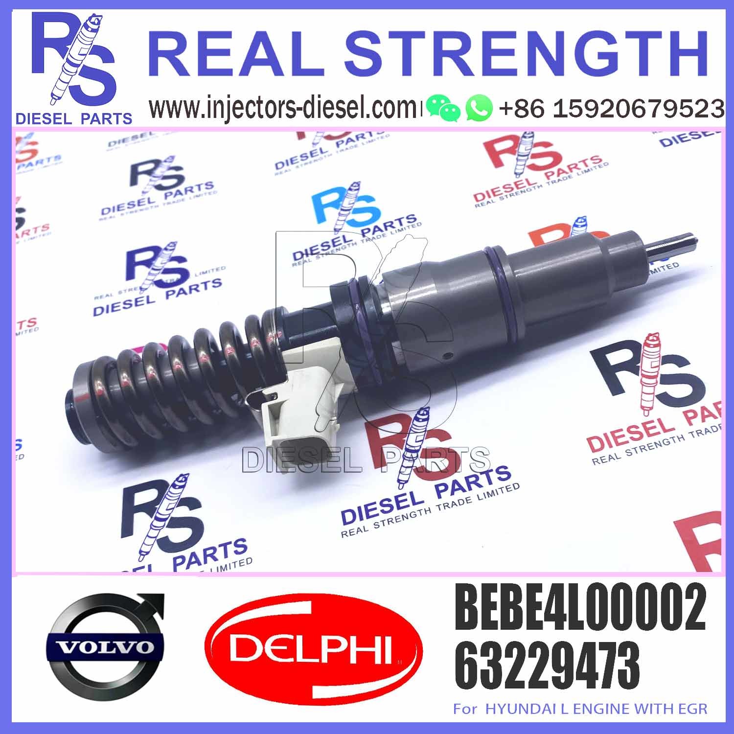 Инжектор дизельного топлива Common Rail 63229473 BEBE4L00001 BEBE4L00002 для машинных частей