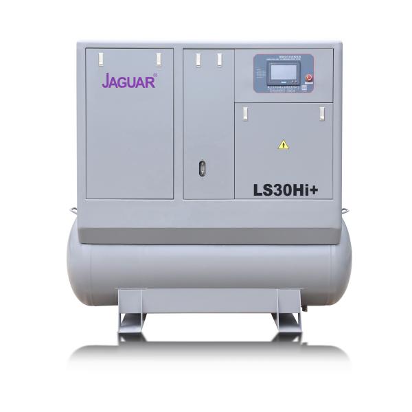 30HP JAGUAR 22KW Screw Air Compressor for Food Beverage Shops Stationary Configuration