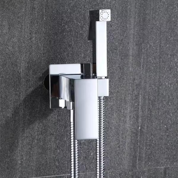 2024 VERTICAL Hand Held Toilet Shower Head Douche Bidet Spray with PVC Water Hose