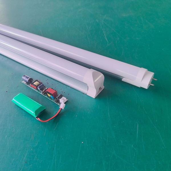 Battery LED Emergency Tube Light with 60cm 120cm 10W and 20W 120 Emergency Time Aluminum