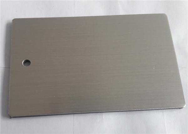 Roughed Surface Decorative Aluminum Sheet Paper Card Wrapped Without Rough Selvedge