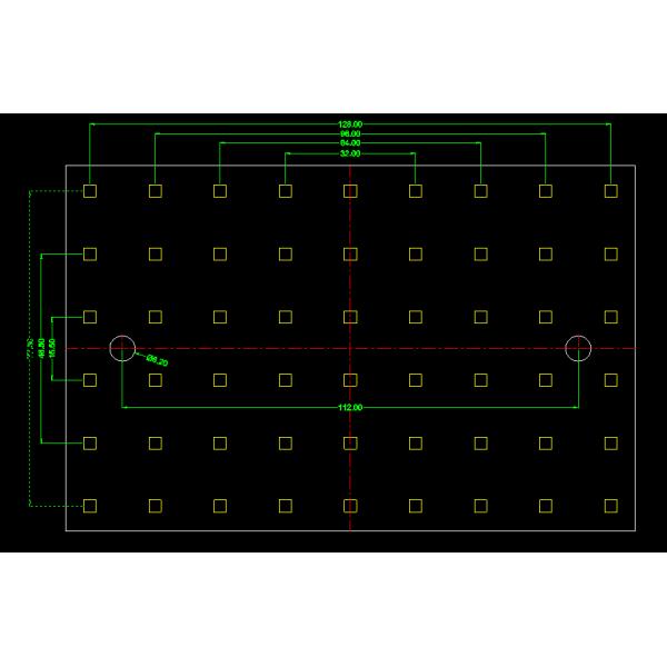PC LED Stadium Lighting с линзой 3030 Chips 54 LED, пластиковой светодиодной оптикой для освещения туннелей/светильников/уличных фонарей/