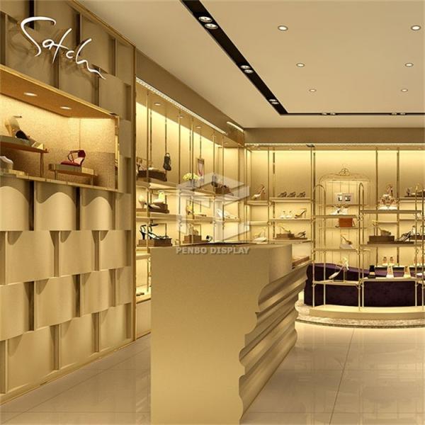 Boutique Shoe Store Showcase Display