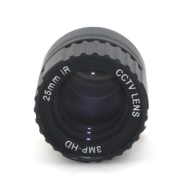 Metal Glass 8.03mm 3MP 14Degree 25mm CS Mount Lenses
