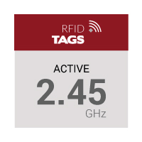 30mm Round RFID Chip Tag  , Long Distance Rfid Tags Silk Screen Printing