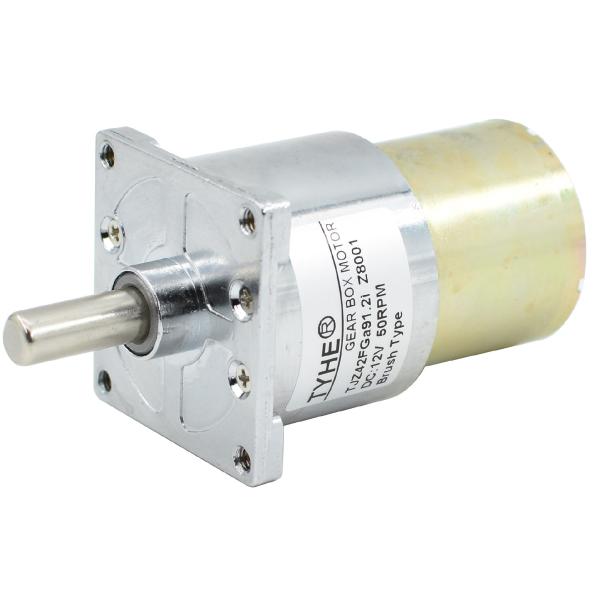 Speed Adjustable Micro Dc Gear Motor 6V-24V 42mm 10rpm 20rpm 30kgcm 2nm
