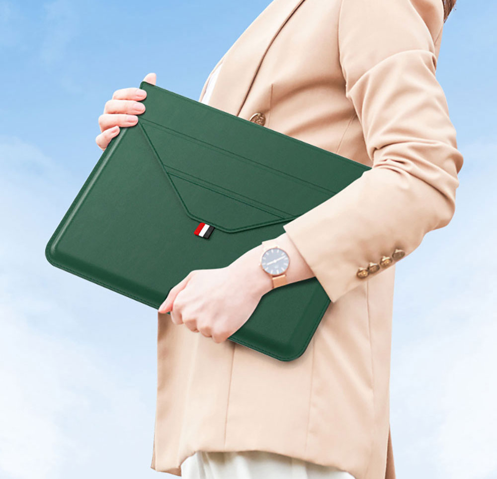Pu Leather Laptop Backpack & Holder 2-in-1 Waterproof Luxury Business Bag SGS Certification Custom Logo Option DNB18 for