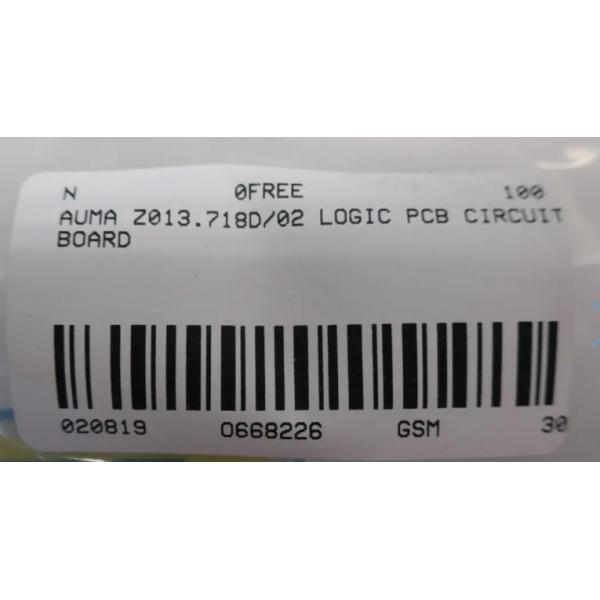 Z013.718D/02 Круговая плата логических печатных плат AUMA