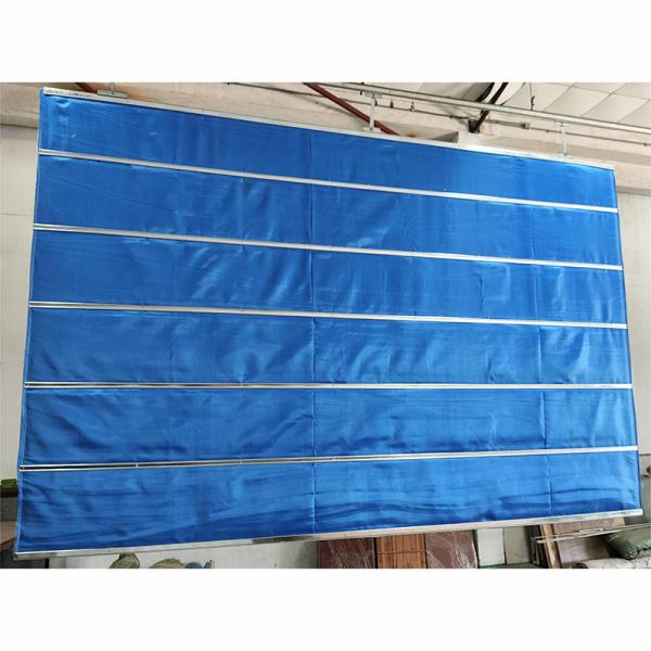 Super Inorganic Fabric Fire-Resistant Roller Curtain For Wall-Mounted Fire Protection