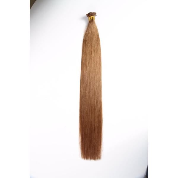 Double Drawn Silky Straight 100% Brazilian Human Hair Flat Tip Hair Extension