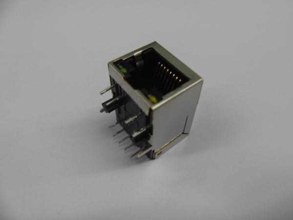 10/100 Base CAT5 Female RJ45 jack with transformer J0011d01bnl PBT, LED