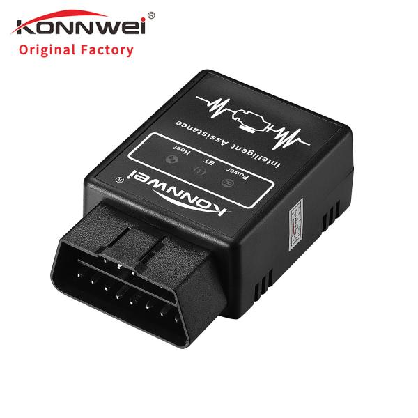 Software Obd2 livre diagnóstico preto do varredor KONNWEI KW912 Elm327 da cor Obd2 auto