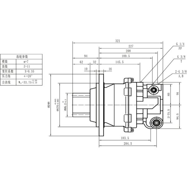 Excavator Hydraulic Rotary Motor Parts PCL-120-18B-1S2-8486A