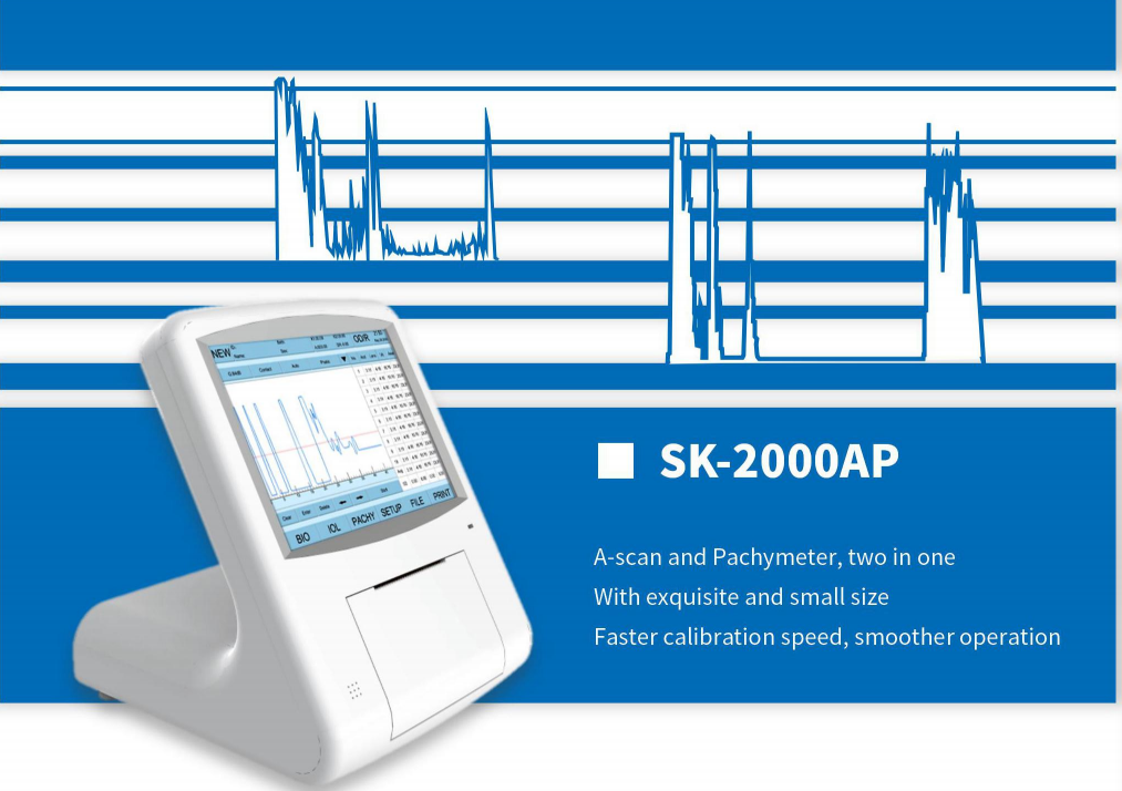 Машина ультразвука офтальмологии SK-2000AP для диагноза экрана LCD внутриглазного цвета заболеваниями 6.5inch touchable