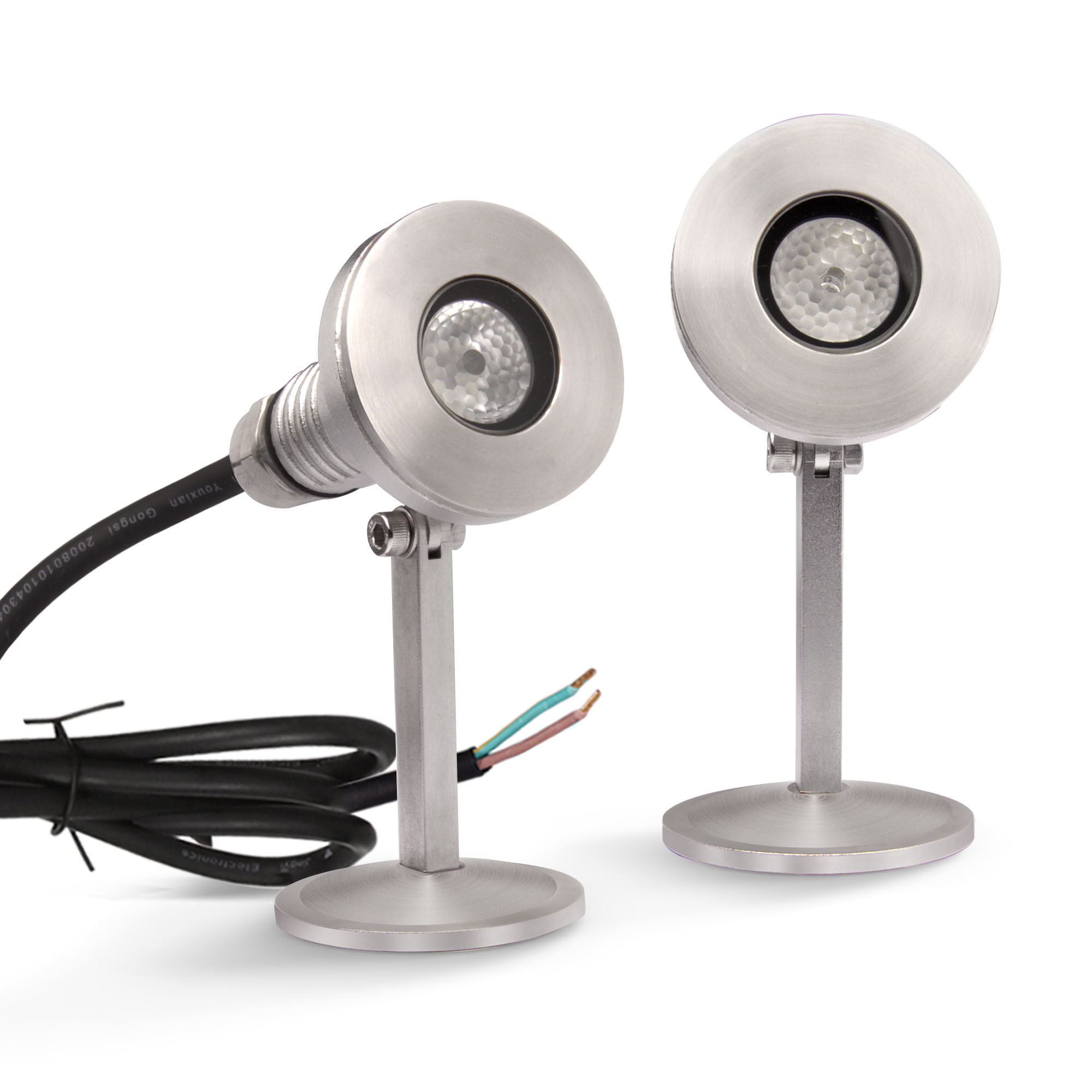 Водонепроницаемость IP68 Светильники бассейна Rgb Dmx SS 316 Светодиодные фонтанные светильники с креплением