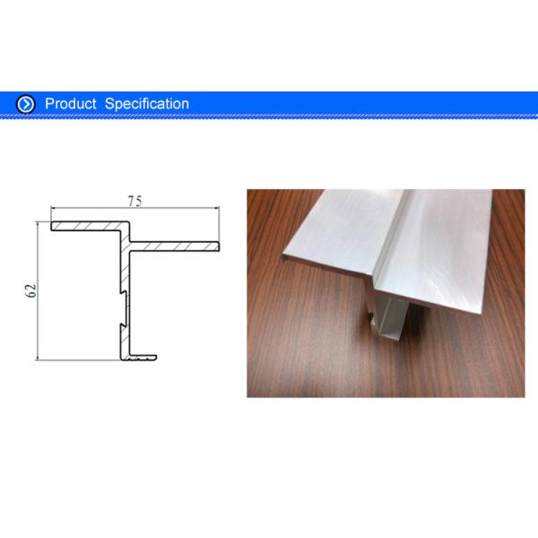 T3 - T8 Temper Aluminum Door Frame Extrusions Vehicle Interior Trim Parts