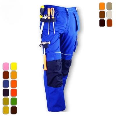 Calças de segurança refletoras respiráveis com fecho de fecho Hi Vis Calças impermeáveis