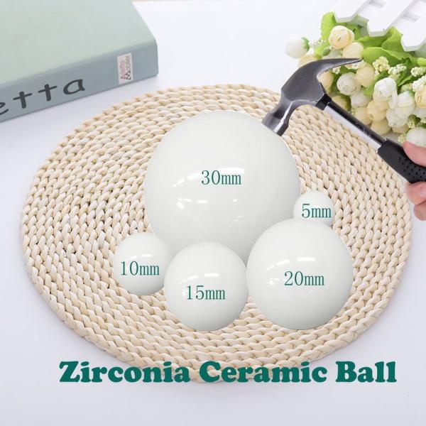 Industrial White Zirconia Beads 2.0g/Cm3 0.1mm-50mm Zirconium Oxide Fine Grinding