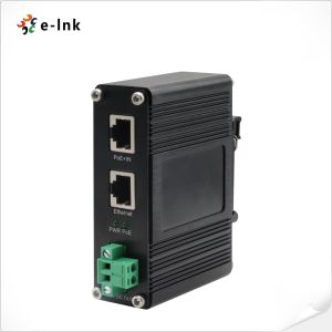 Industrial-Grade PoE Splitter with 19VDC Output and IEEE802.3af/at Compliance
