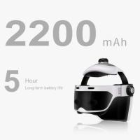 30 Minutos Casco de masajeador de cabeza Casco de masajeador de cuero cabelludo eléctrico blanco