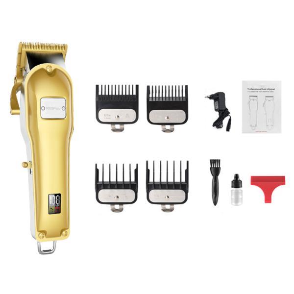 Ajustador elétrico sem corda à prova de choque do cabelo de ROHS para as barbas USB dos homens recarregável