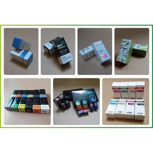 Лоснистая пробирка Hologram 10ml слоения кладет 6x2.5x2.5cm в коробку