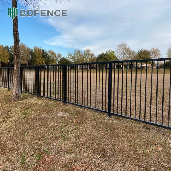 Professional Grade Tubular Steel Fence Commercial Use