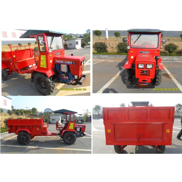 18HP All Terrain Construction Site Dumper 1 Ton Dump Truck Electric Starter