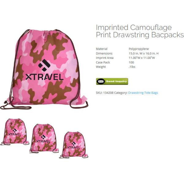 Factory Wholesale Cheap 190t polyester folding bag with Logo Printing,Eco-