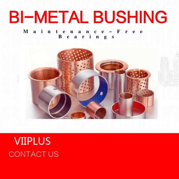Connecting Rod Bimetal Bearing Bushes oil groove JF800 / SAE797. JF800 Bimetallic Bearing's steel-bronze
