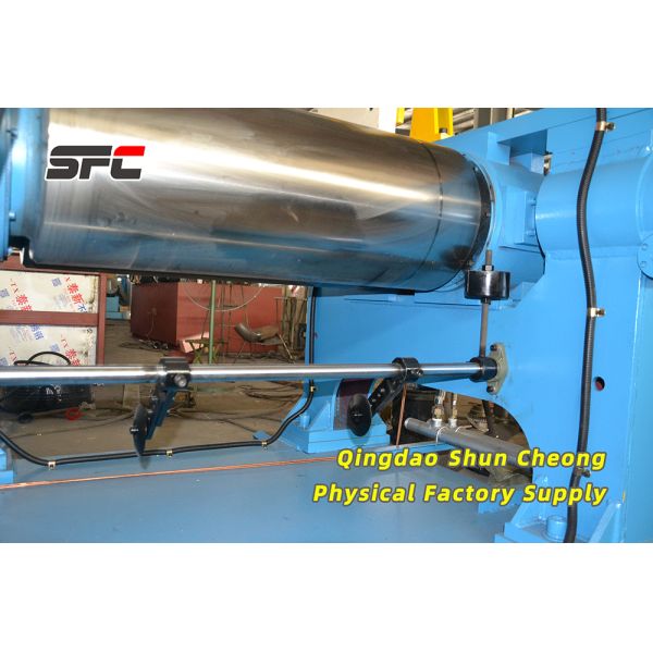 PLC Controlled 2 Roll Rubber Mixing Machine with 50-100kg/h Capacity and Stainless Steel Construction