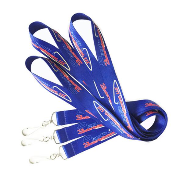 Plastic Woven Neck Badge Lanyard Retractable Badge Holder Logo Custom